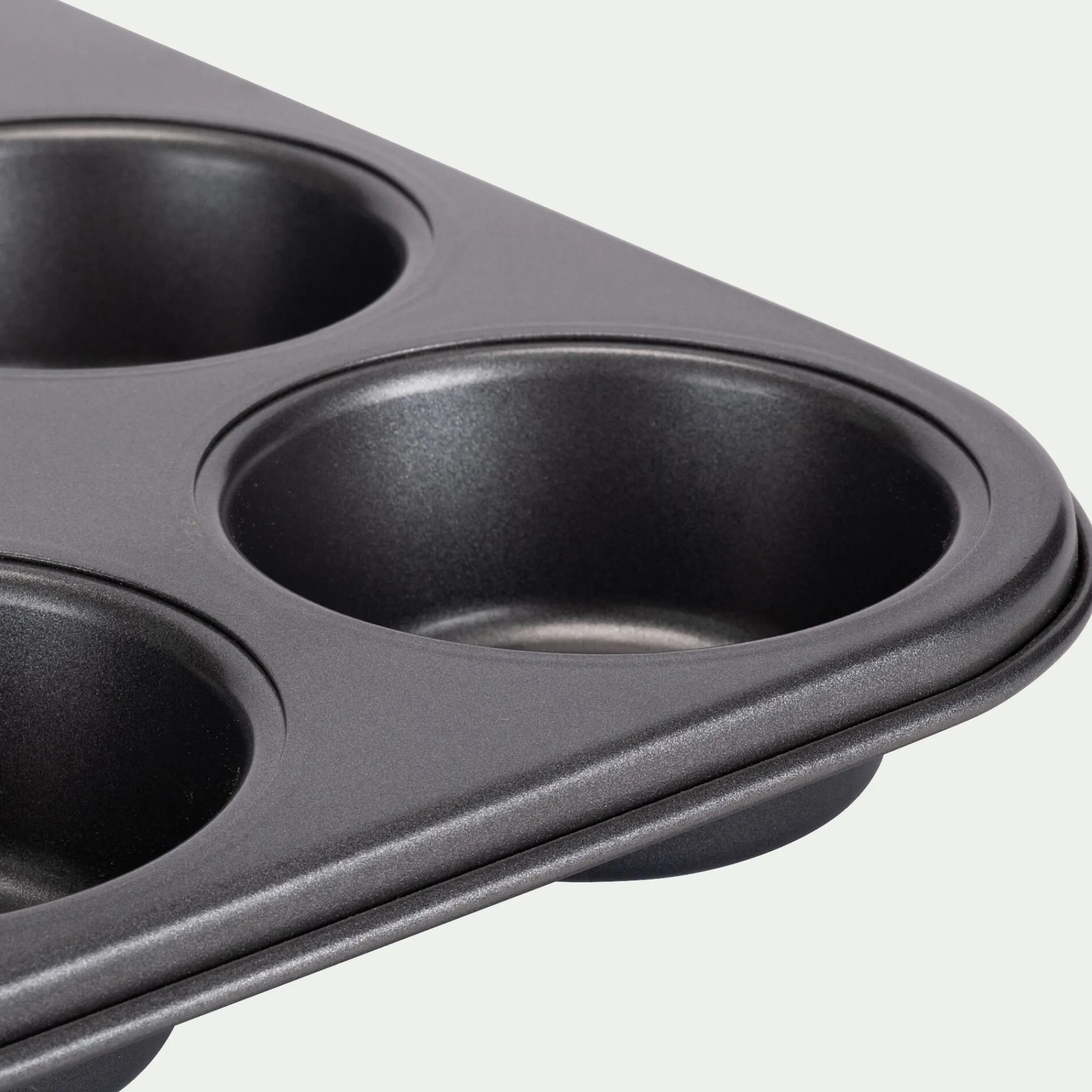 alinea Moule À Gâteau*Moule 12 mini muffins en acier - anthracite Gris