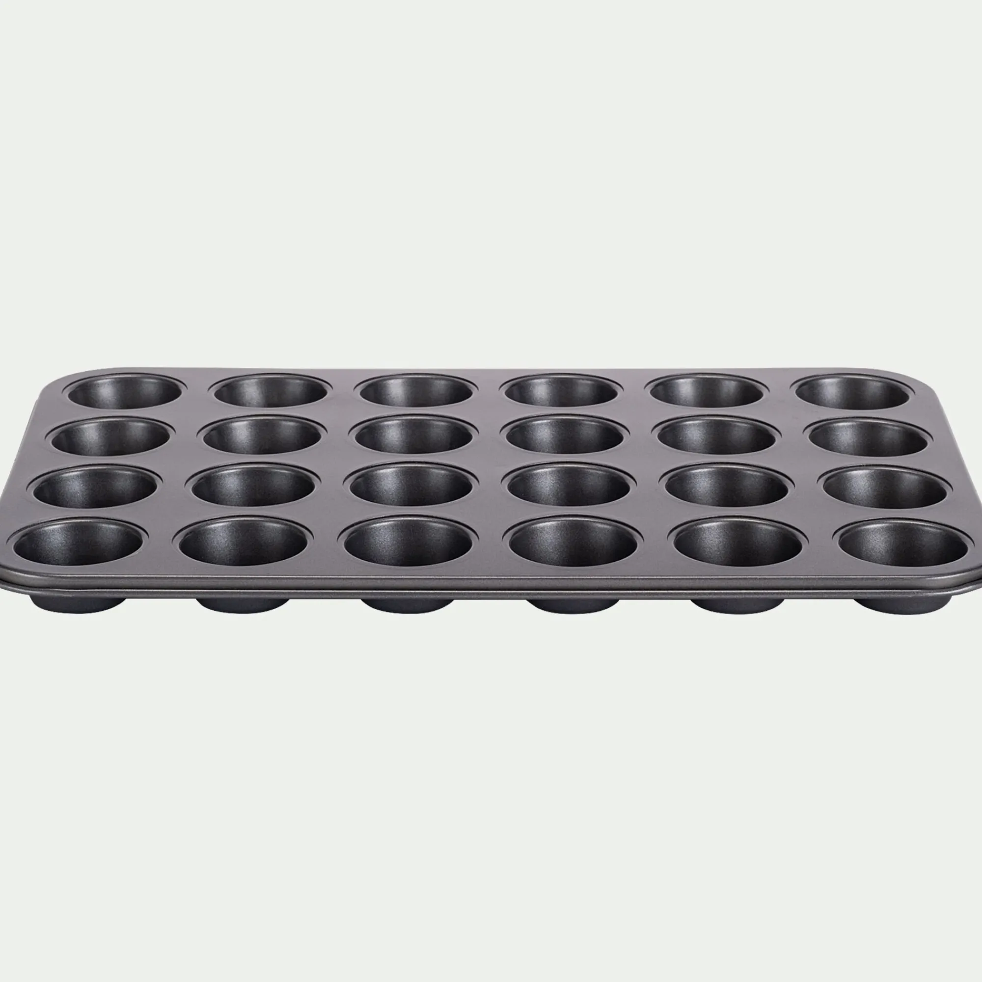 alinea Moule À Gâteau*Moule 24 mini muffins en acier - anthracite Gris