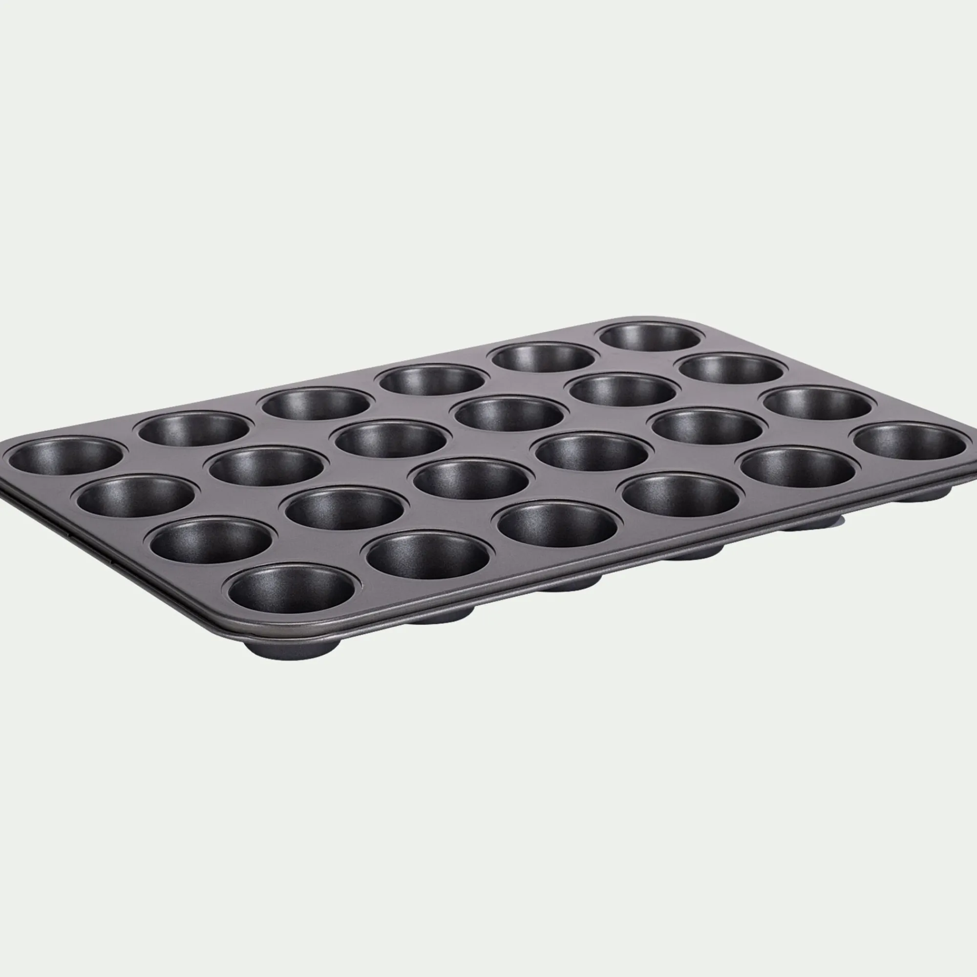 alinea Moule À Gâteau*Moule 24 mini muffins en acier - anthracite Gris