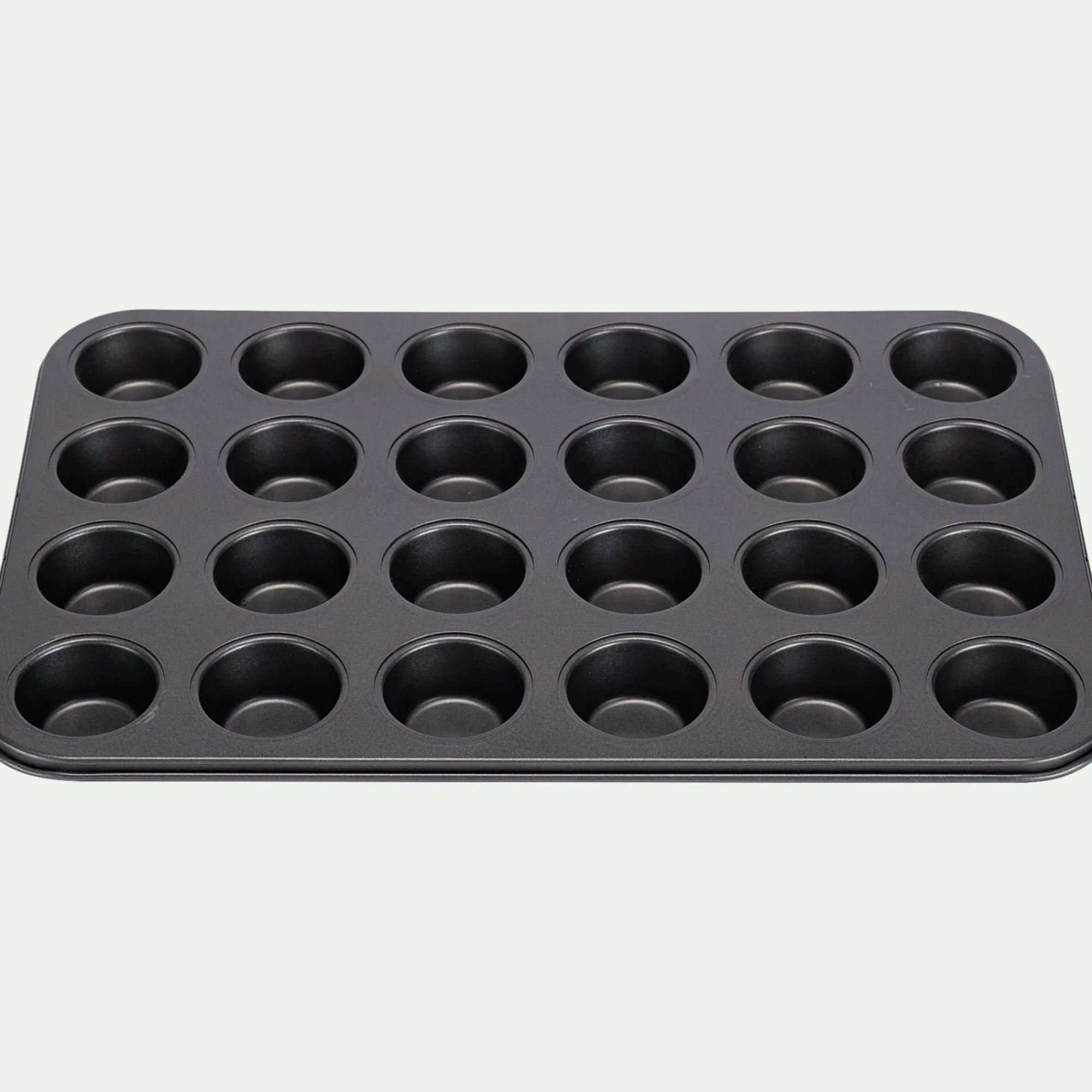 alinea Moule À Gâteau*Moule 24 mini muffins en acier - anthracite Gris