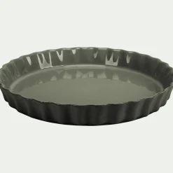 alinea Plat À Four*Moule à tarte en céramique D31cm - cèdre Vert