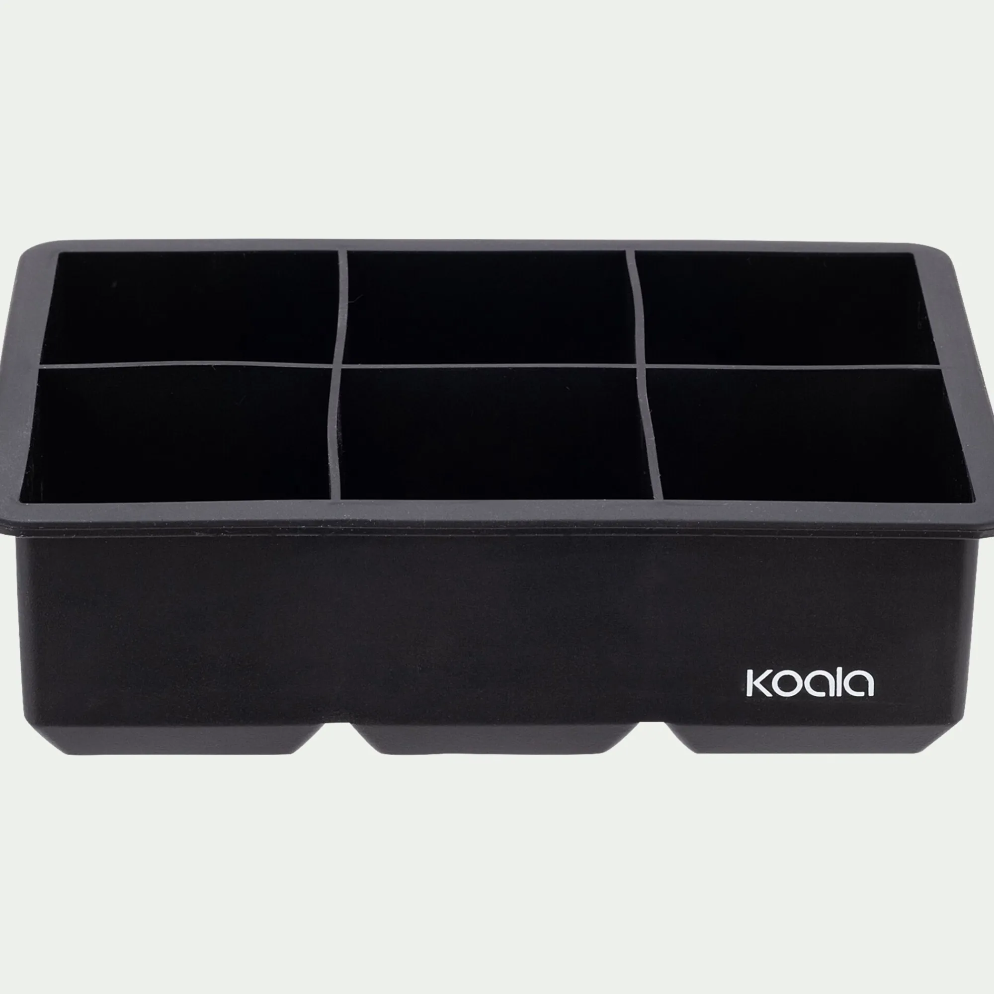 alinea Accessoire Vin*Moule pour 6 glaçons carrés en silicone - Noir