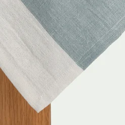 alinea Nappe*Nappe en lin et coton - calaluna et naturel 170x250cm Bleu