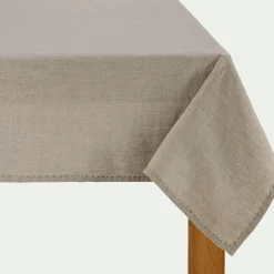 alinea Nappe|Nappe Et Serviette De Noël*Nappe en lin lavé 150x250cm - Naturel