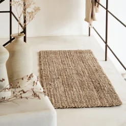 alinea Tapis De Couloir*Paillasson en jute bouclée - 60x150cm Naturel
