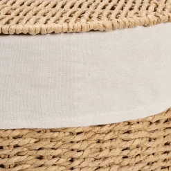 alinea Panier À Linge*Panier à linge en corde de papier rond H54xD40 cm - naturel
