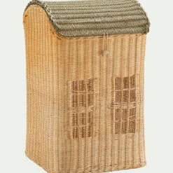 alinea Matelas Enfant|Boîte De Rangement Enfant*Panier à linge maison en rotin H55cm - naturel