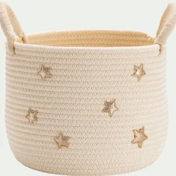 alinea Matelas Enfant|Panier*Panier de rangement à poids D23xH26cm - blanc