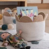 alinea Matelas Enfant|Panier*Panier de rangement bicolore D30x26cm - naturel