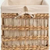 alinea Panier*Panier de rangement en jacinthe d'eau 30x30cm - naturel