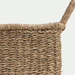 alinea Panier*Panier de rangement en jonc de mer H15xL25cm - naturel