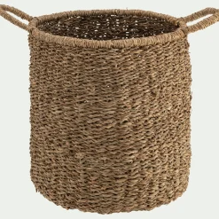alinea Matelas Enfant|Panier*Panier de rangement en jonc de mer D32xH40cm - naturel