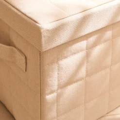 alinea Boîte De Rangement|Boîte De Rangement Enfant*Panier de rangement pliable en tissu L33cm - beige