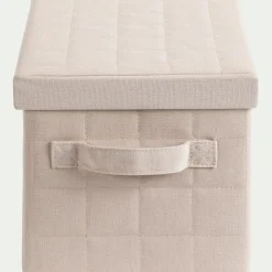 alinea Boîte De Rangement|Boîte De Rangement Enfant*Panier de rangement pliable en tissu L33cm - beige