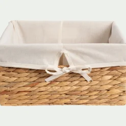 alinea Matelas Enfant|Boîte De Rangement Enfant*Panier en jacinthe d'eau H15xL30cm - naturel