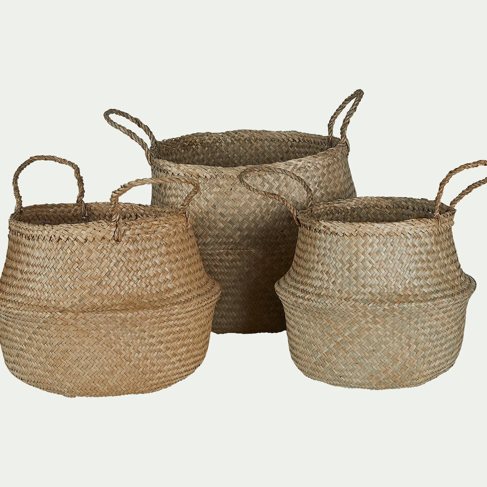 alinea Panier*Panier en jonc de mer D30cm - naturel