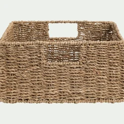 alinea Panier|Panier Déco Enfant*Panier en jonc de mer H15xL30xl30cm - naturel