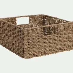 alinea Panier|Panier Déco Enfant*Panier en jonc de mer H15xL30xl30cm - naturel