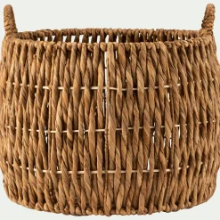 alinea Panier|Panier À Linge*Panier rond en jonc de mer tressé H37xD45cm - naturel