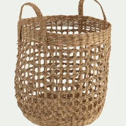 alinea Panier|Panier À Linge*Panier tressé en jonc de mer D30xH30cm - naturel