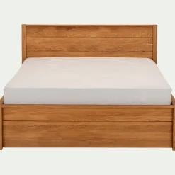alinea Tiroir Et Bout De Lit*Panneau de finition en chêne pour lit Reno 180x200cm - Bois clair