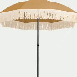 alinea Parasol De Balcon|Parasol Droit*Parasol à franges D180cm - nèfle Beige