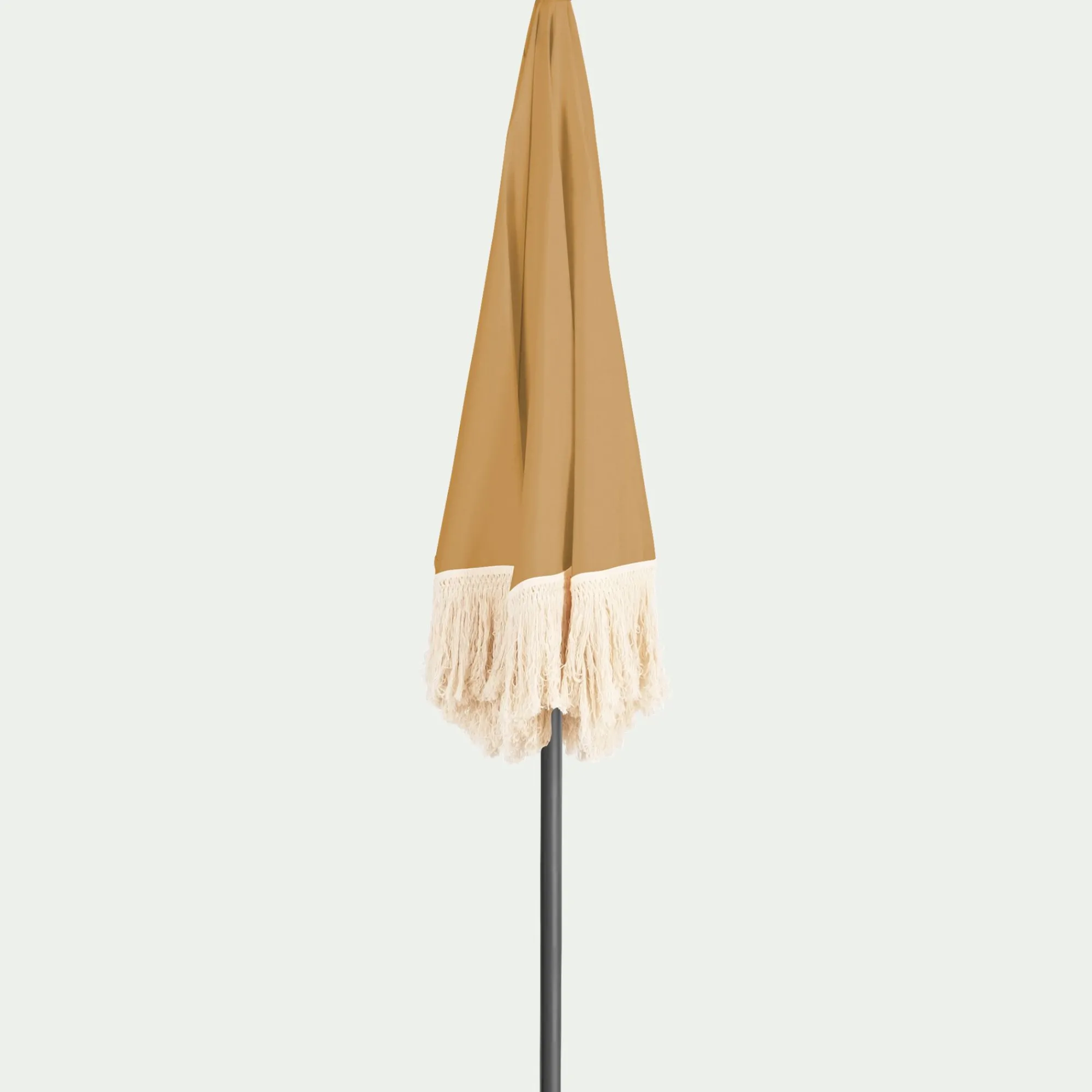 alinea Parasol De Balcon|Parasol Droit*Parasol à franges D180cm - nèfle Beige
