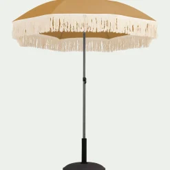 alinea Parasol De Balcon|Parasol Droit*Parasol à franges D180cm - nèfle Beige