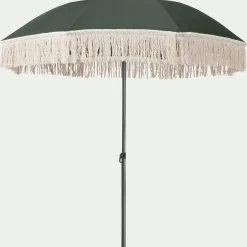 alinea Parasol De Balcon|Parasol Droit*Parasol à franges D180cm - kaki Vert