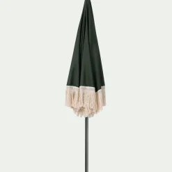 alinea Parasol De Balcon|Parasol Droit*Parasol à franges D180cm - kaki Vert