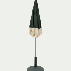 alinea Parasol De Balcon|Parasol Droit*Parasol à franges D180cm - kaki Vert