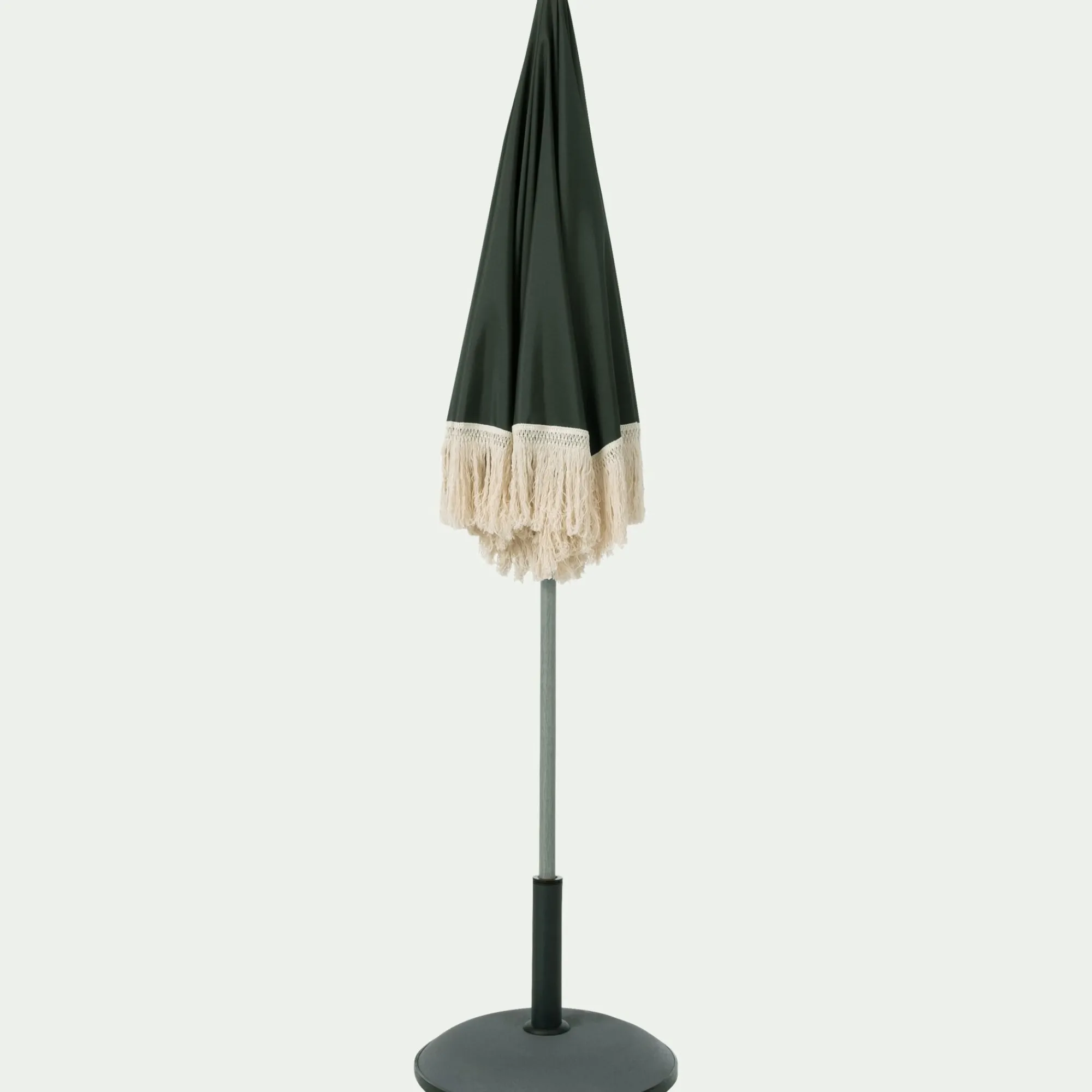 alinea Parasol De Balcon|Parasol Droit*Parasol à franges D180cm - kaki Vert