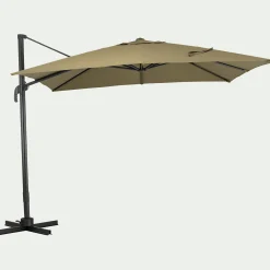 alinea Parasol De Balcon|Parasol Déporté*Parasol déporté en acier et tissu D300cm - Vert
