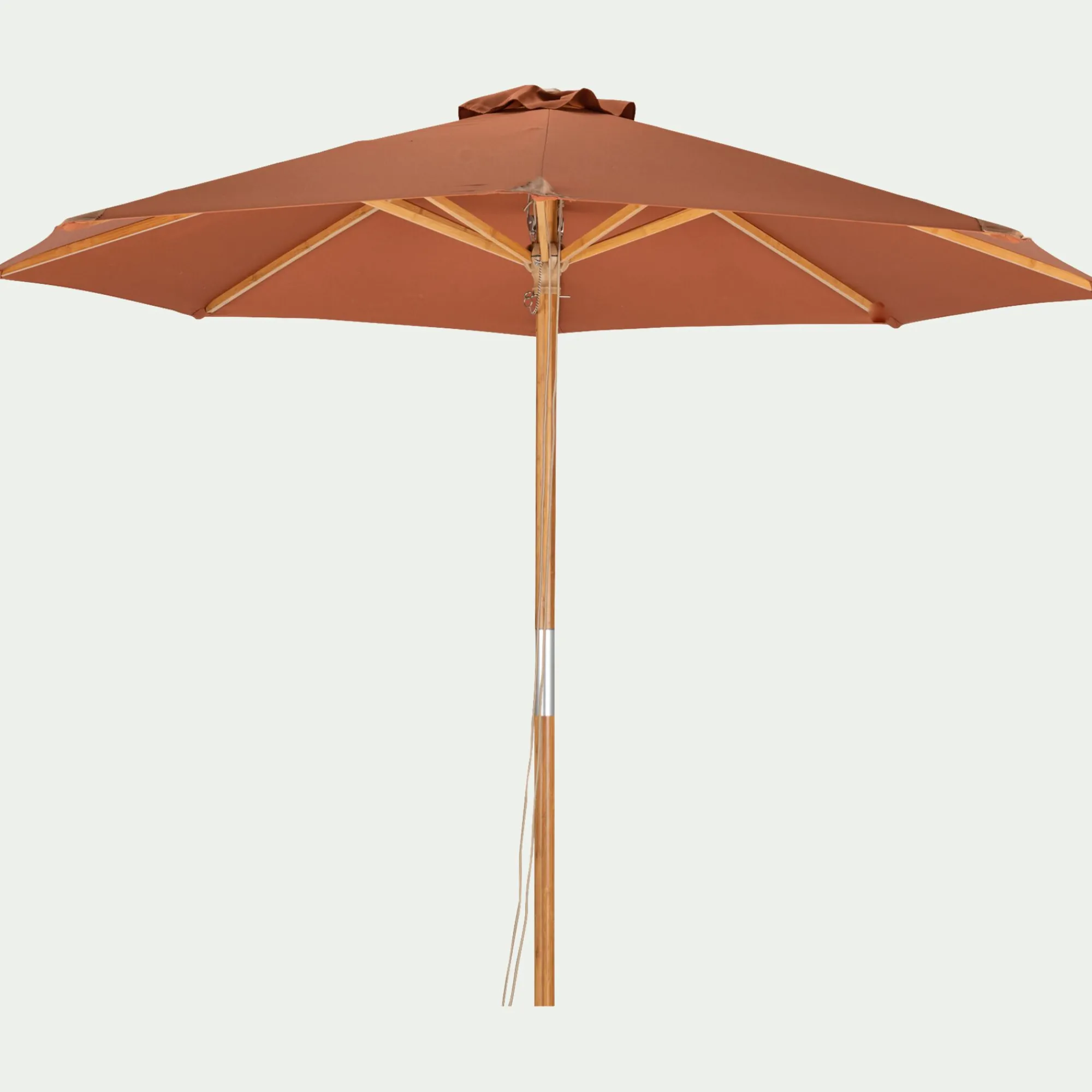 alinea Parasol De Balcon|Parasol Droit*Parasol droit en bambou - D270cm Brun rustrel