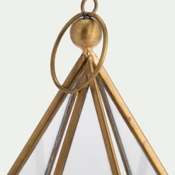 alinea Bougie Et Photophore De Noël*Photophore lanterne en métal H19cm - Doré