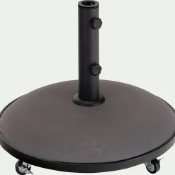 alinea Pieds De Parasol*Pied de parasol en béton avec roulette 25kg - Gris