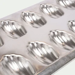 alinea Moule À Gâteau|Accessoire De Cuisson*Plaque de cuisson pour 20 madeleines en fer - argenté