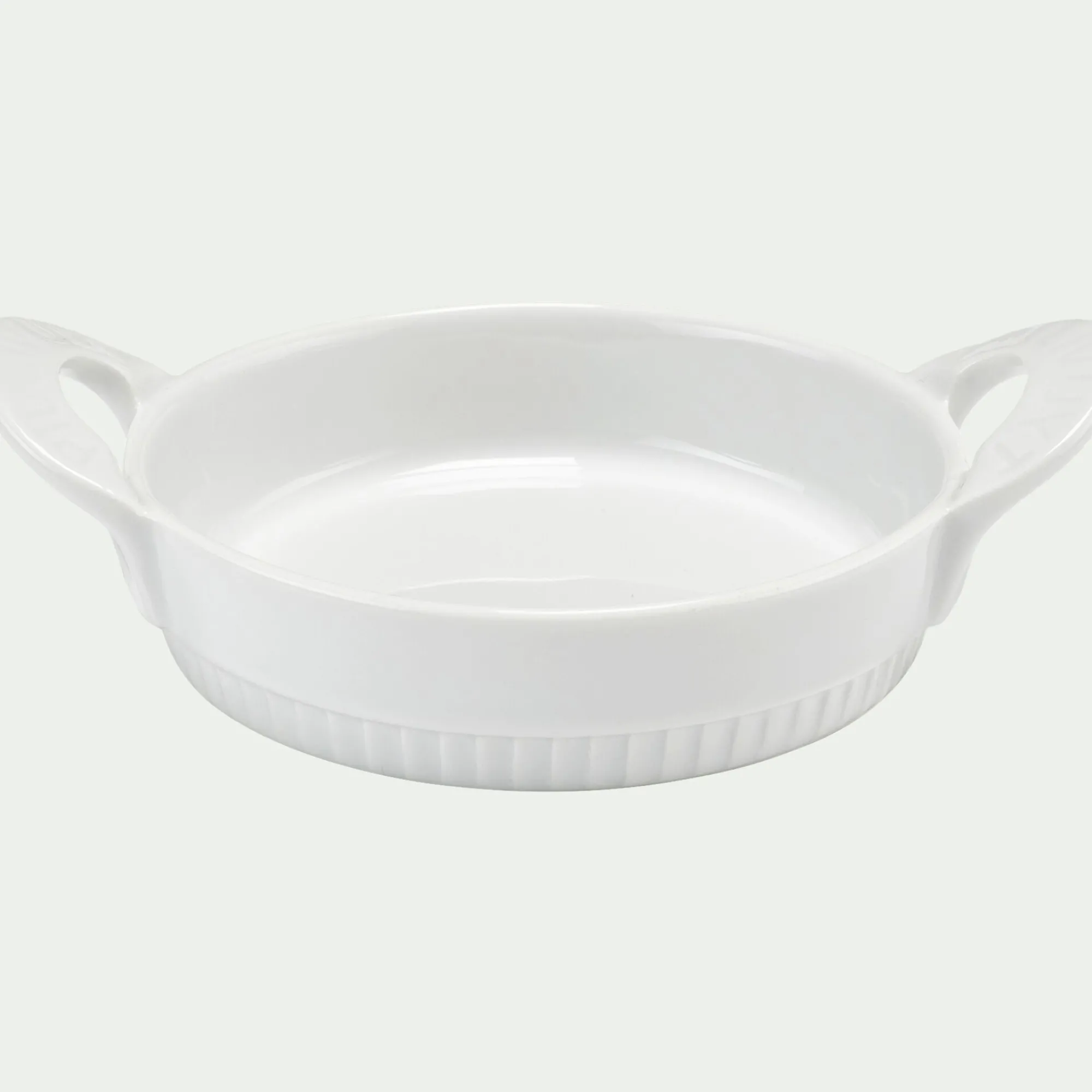 alinea Cuisson Spécifique|Plat À Four*Plat à crème brûlée en porcelaine D12cm - Blanc