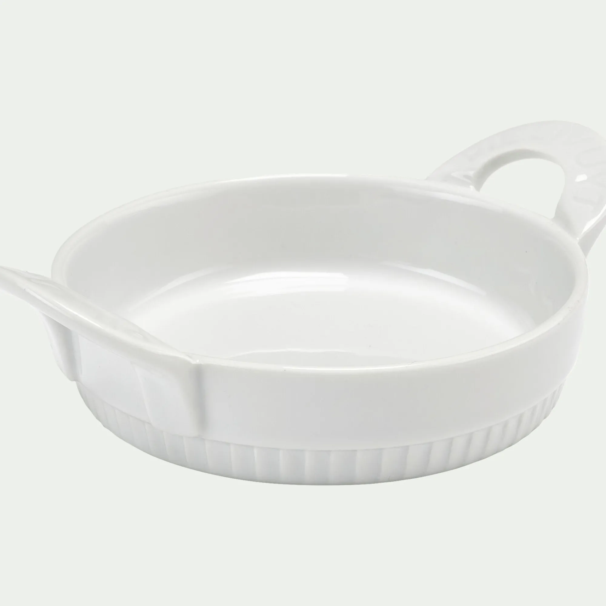 alinea Cuisson Spécifique|Plat À Four*Plat à crème brûlée en porcelaine D12cm - Blanc