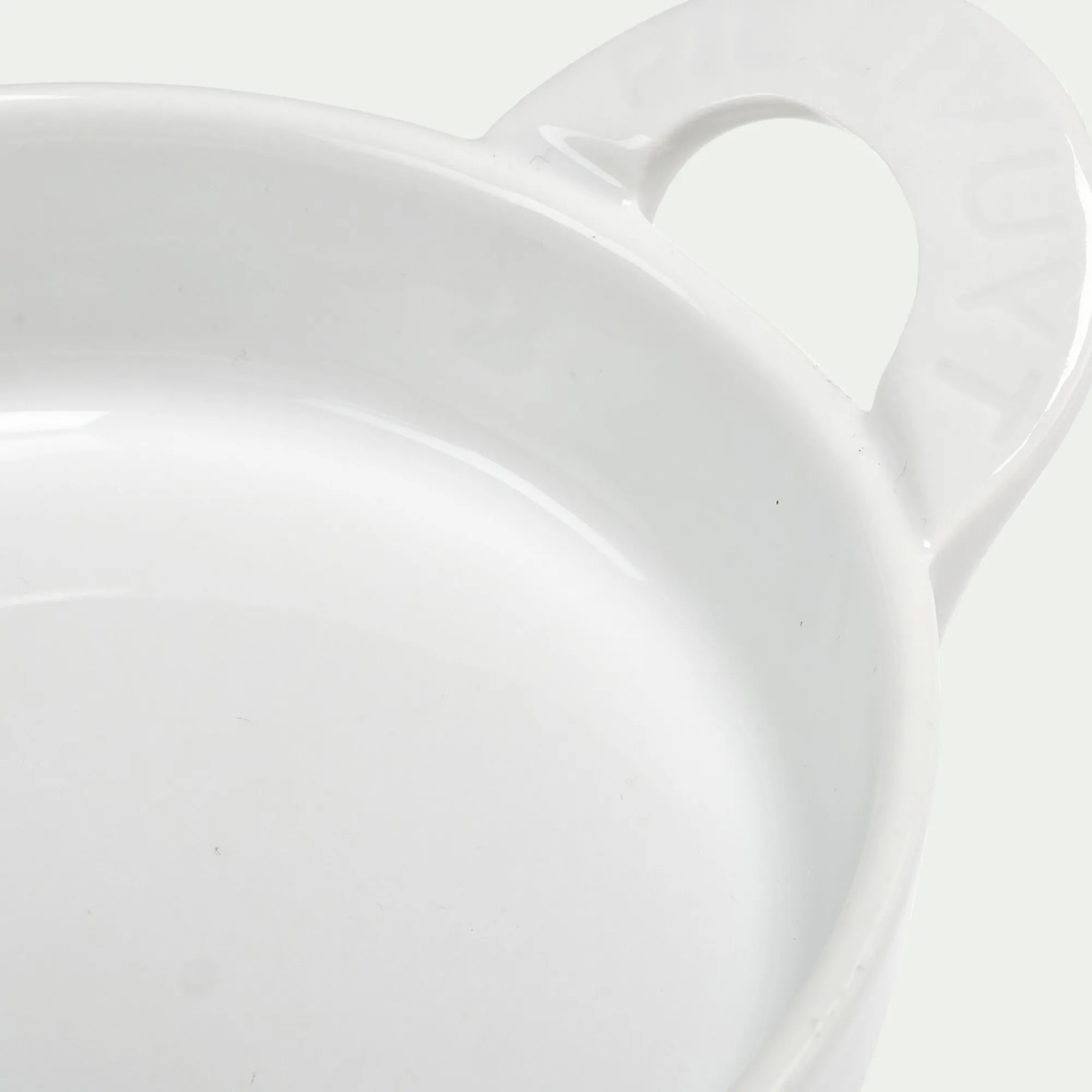 alinea Cuisson Spécifique|Plat À Four*Plat à crème brûlée en porcelaine D12cm - Blanc