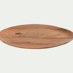 alinea Plat De Service Et Saladier*Plat de présentation organique en bois de manguier L36cm - naturel