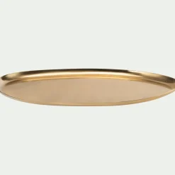 alinea Décoration À Poser|Objet Décoratif De Noël*Plateau ovale en fer 20,5x36,5cm - Doré