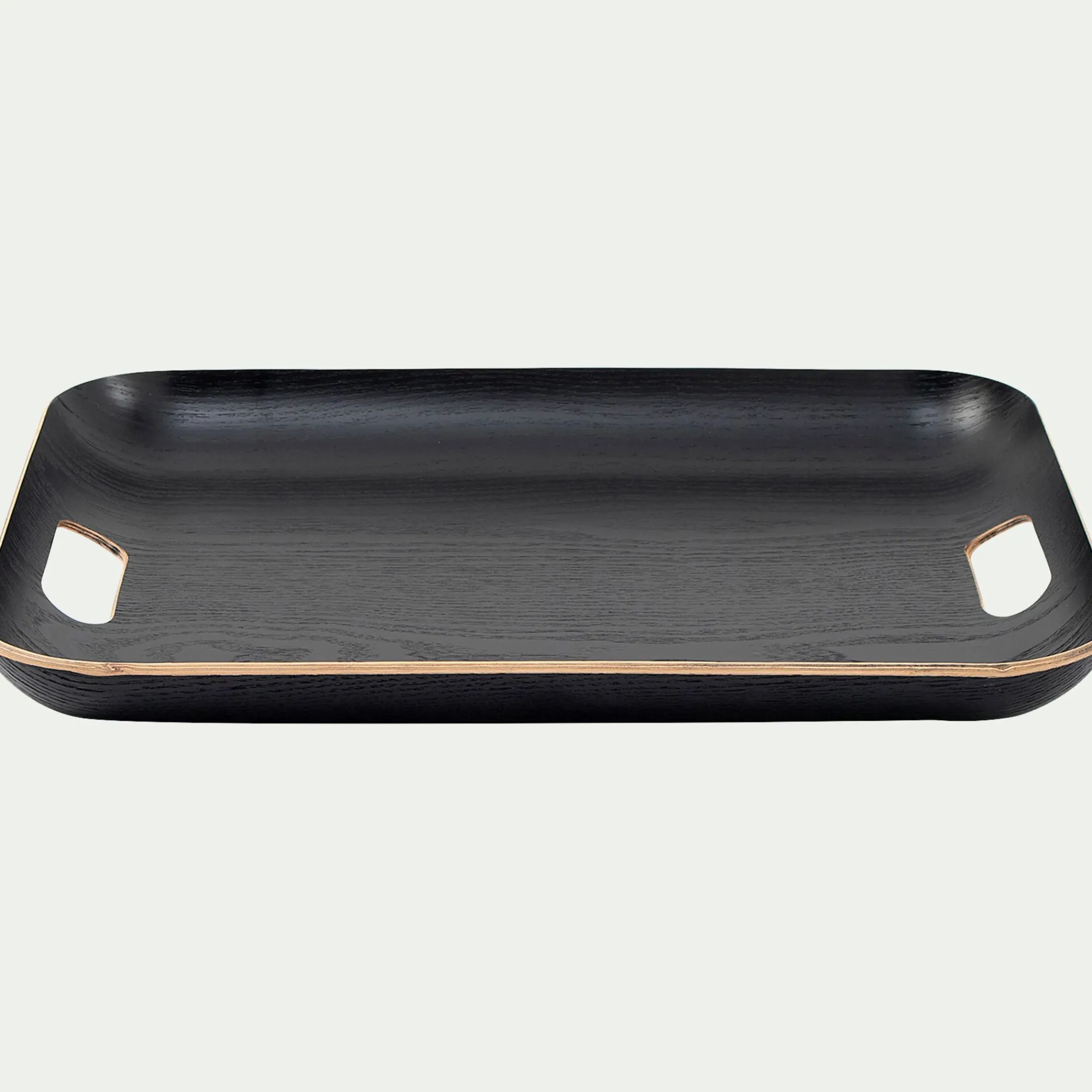 alinea Plateau*Plateau rectangle en bois L45xl36cm - Noir