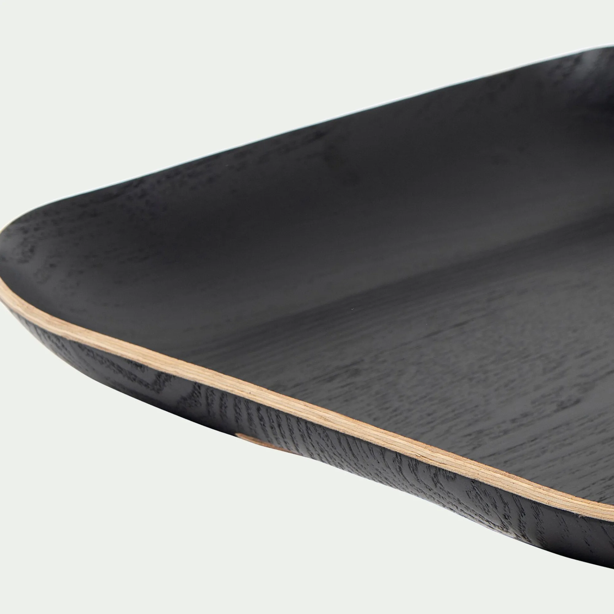 alinea Plateau*Plateau rectangle en bois L45xl36cm - Noir