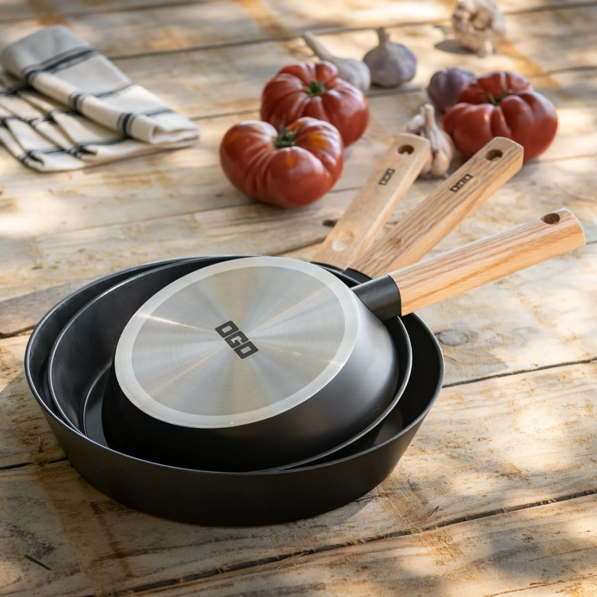 alinea Casserole, Poêle Et Sauteuse*Poêle en aluminium D20cm - Noir