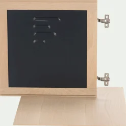 alinea Rangement À Composer*Porte en placage chêne et acier - Noir