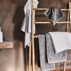 alinea Porte-Serviette|Accessoire De Salle De Bain*Porte serviettes en bambou - H130xl64 cm Bois clair