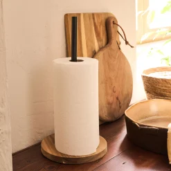 alinea Aménagement Meuble Cuisine*Porte sopalin en acacia - Bois foncé