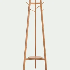alinea Meuble D'Entrée*Porte-manteau sur pieds en bois H170cm - Bois clair