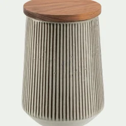 alinea Bocal De Cuisine*Pot en grès réactif D11,5cm - écorce Marron
